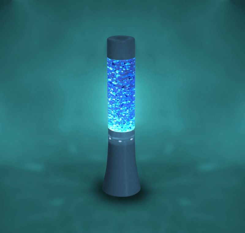 Spīdīga lampa ar mainīgām krāsām